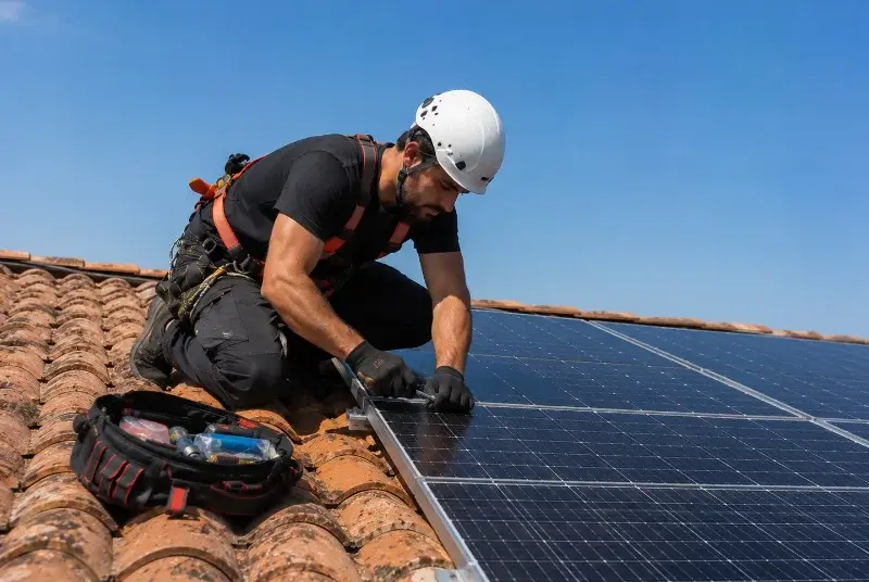 Maintenance et monitoring de panneaux solaires à Légny