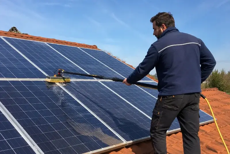 Nettoyage et entretien de panneaux solaires à Légny